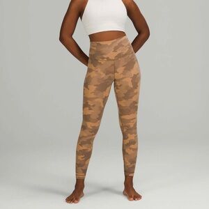 Lululemon - Brown Camo Align High Rise Legging 25”